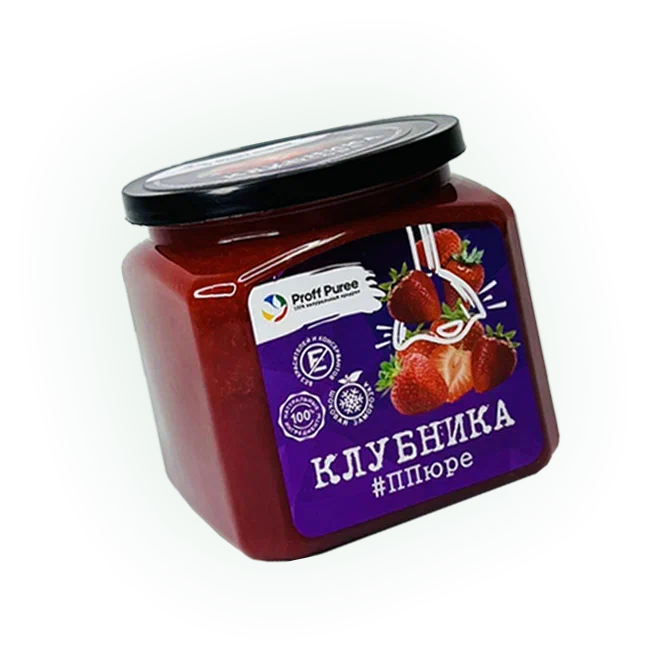 Клубника пюре 500гр Proff Puree фото