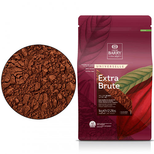 Какао порошок Cacao Barry Extra Brute 22-24% 200 г фото