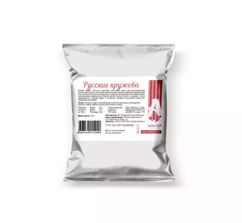 Гибкий айсинг Альтер Русские кружева 250гр фото