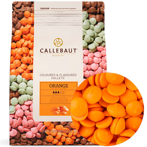 Шоколад оранжевый со вкусом апельсина 2500 г Callebaut фото