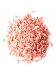 Шоколадная стружка из розового шоколада со вкусом клубники 50 гр фото