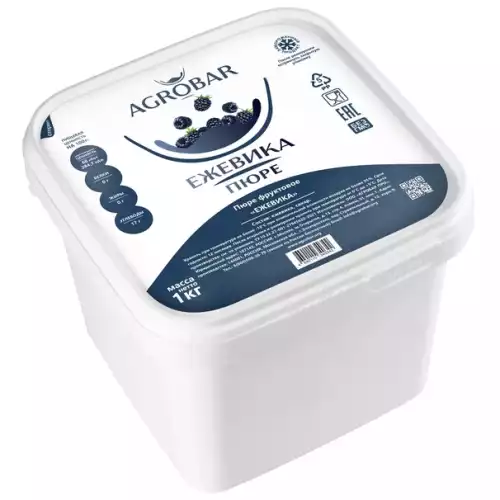 Пюре Ежевика замороженное Agrobar, 1 кг фото Пюре Ежевика замороженное Agrobar, 1 кг фото