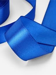 Ленты атласные 25мм, 30 ярдов (синий 40) фото